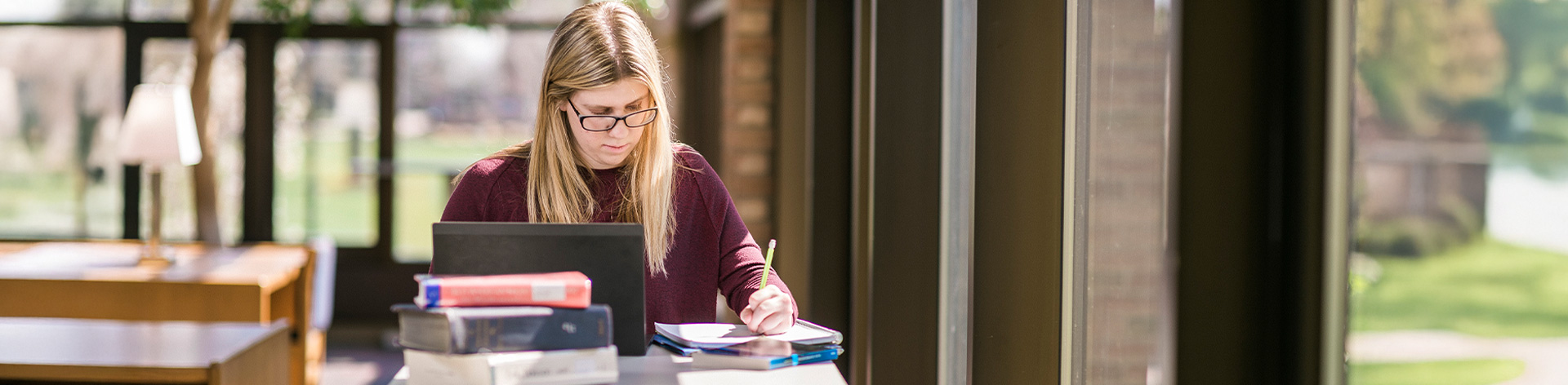 Cornerstone University student studying to be a social worker.