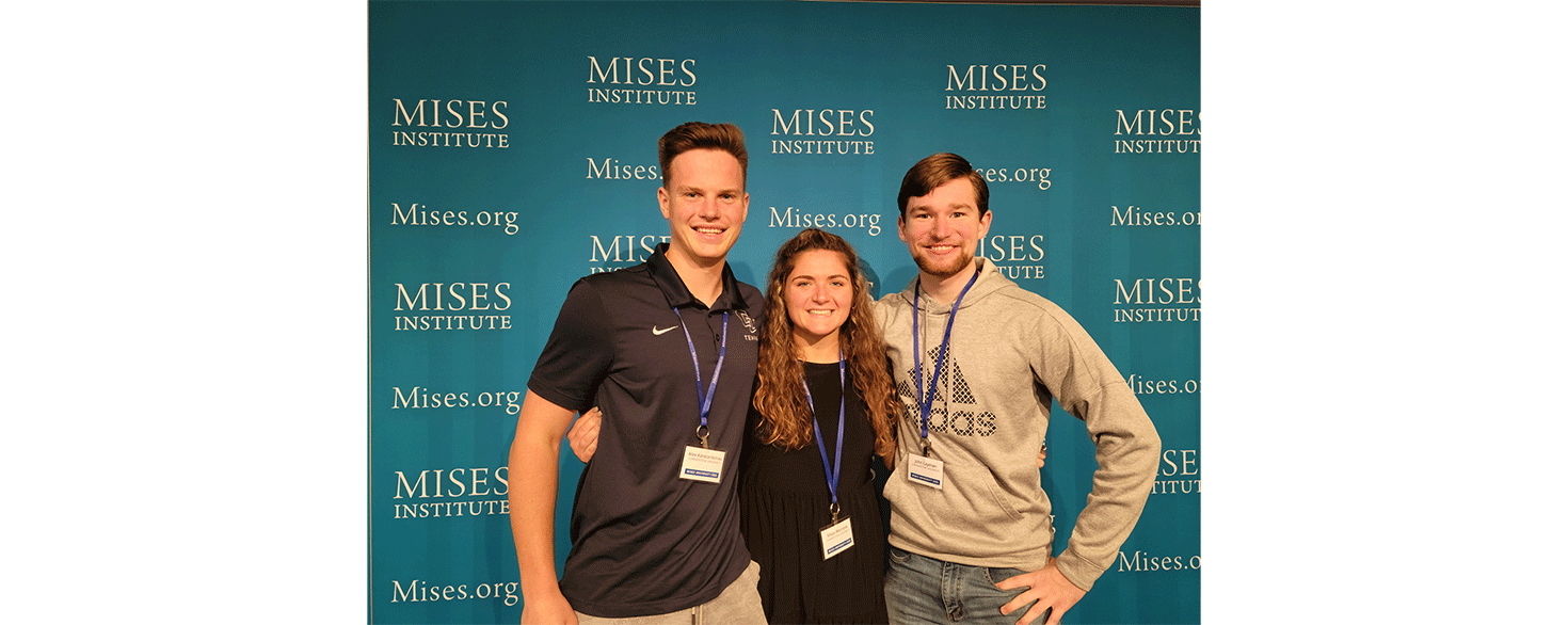 Cornerstone University students at Mises Institute