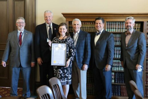 Gerson Moreno-Riaño and Michigan college presidents in Lansing