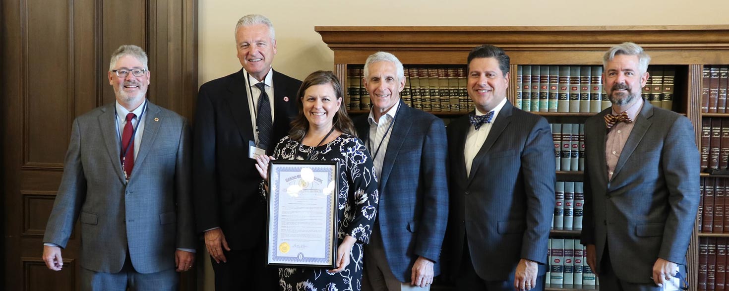 Gerson Moreno-Riaño and Michigan college presidents in Lansing