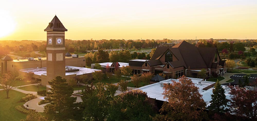 Cornerstone University at Sunset
