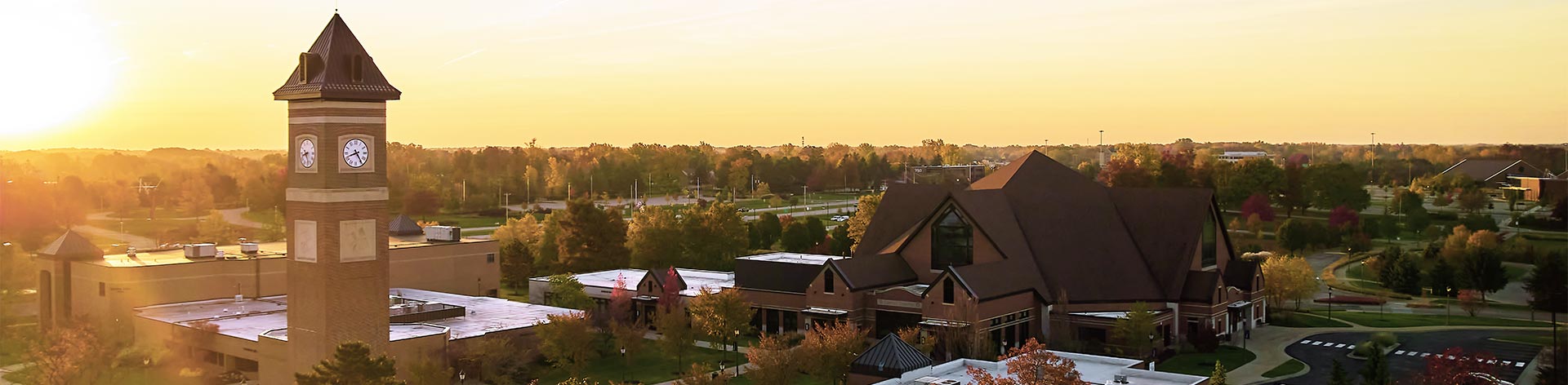 Cornerstone University at Sunset