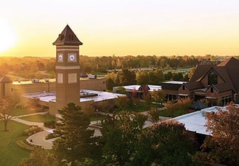 Sunset at Cornerstone University