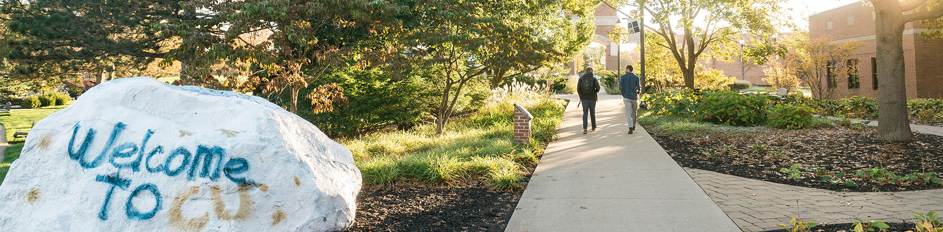 Two friends walking