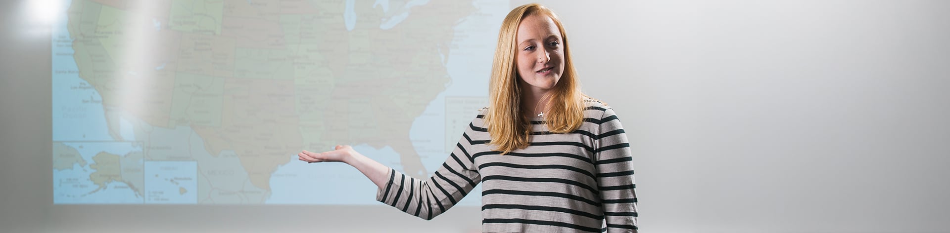 A Cornerstone University professor teaches for the B.A. in Secondary Education degree.