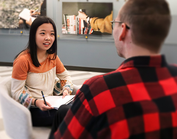 A Cornerstone University psychology student in the B.A. in Psychology program.