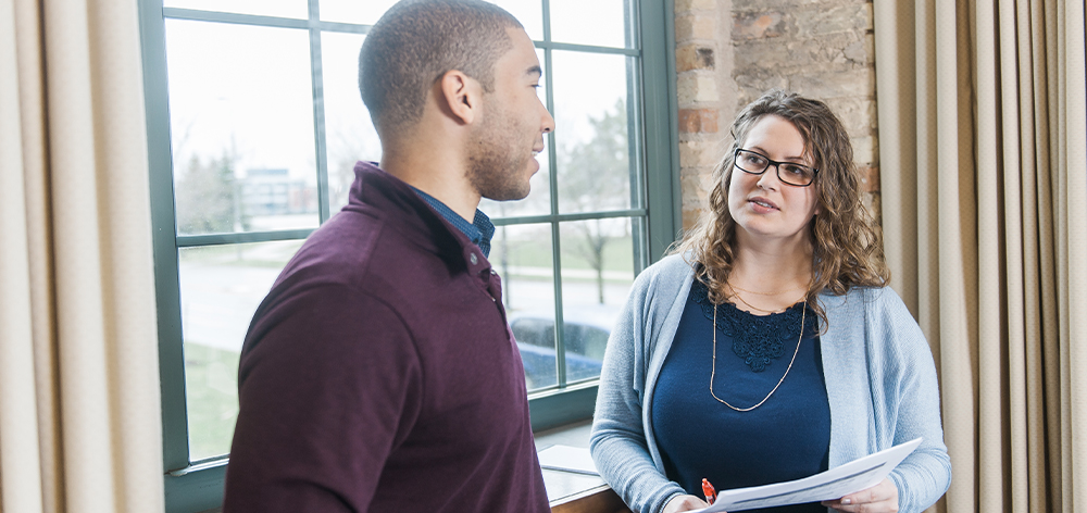 Business management students