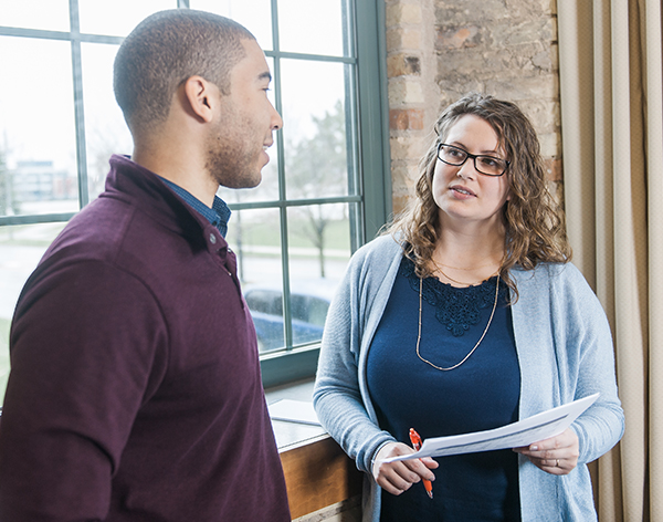 Business management students