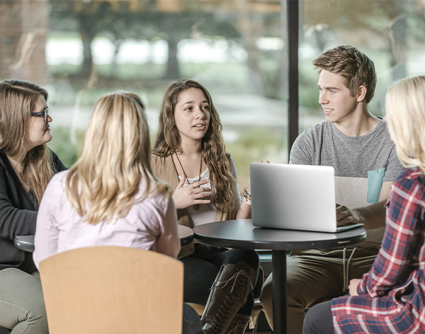 Business marketing students