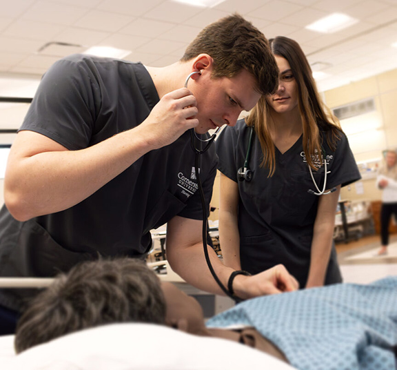 Cornerstone nursing student
