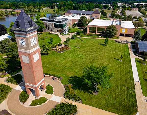 Cornerstone University Campus Aerial View